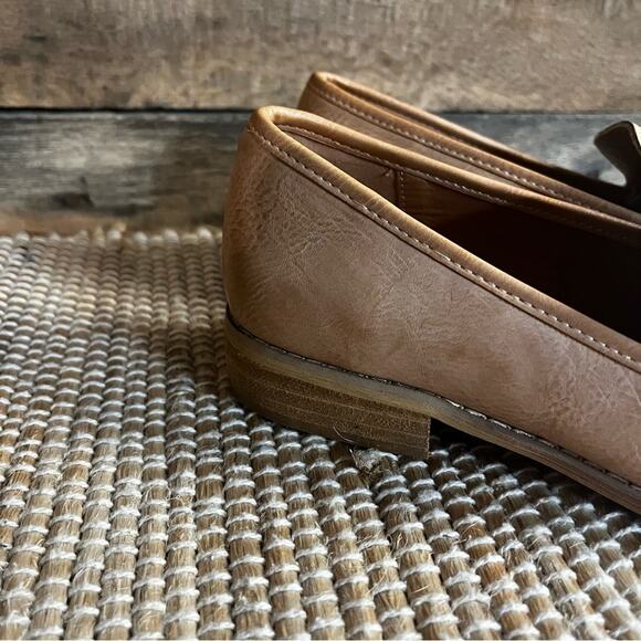 Mi.Im Tan Pointed Toe Genuine Leather Flats Size 6 - Picture 8 of 13